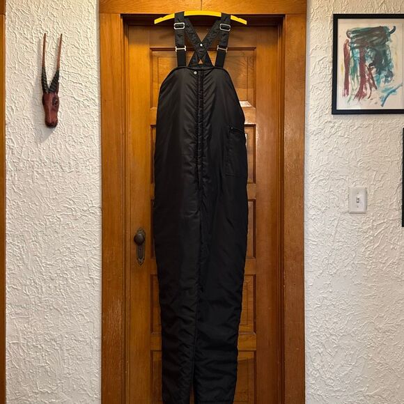 Walls Blizzard Pruf Black Snow Pants Bibs Men’s US Extra Large Waist 42-44 - Picture 1 of 11